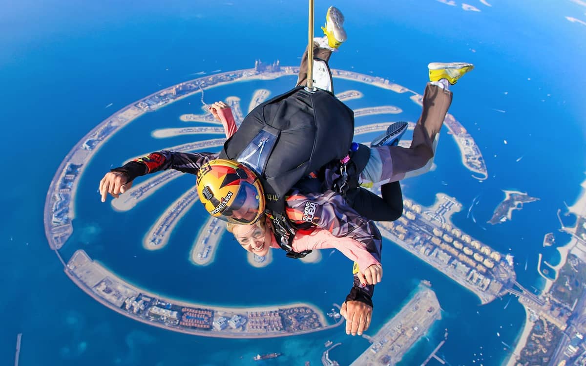Skydiving in Dubai for the Best Aerial Winter Views
